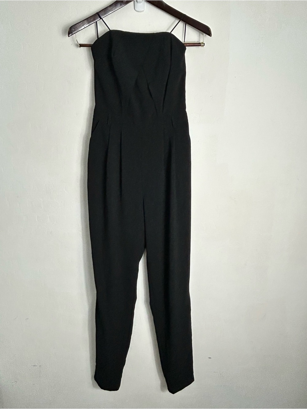 Guess Strapless Black Jumpsuit